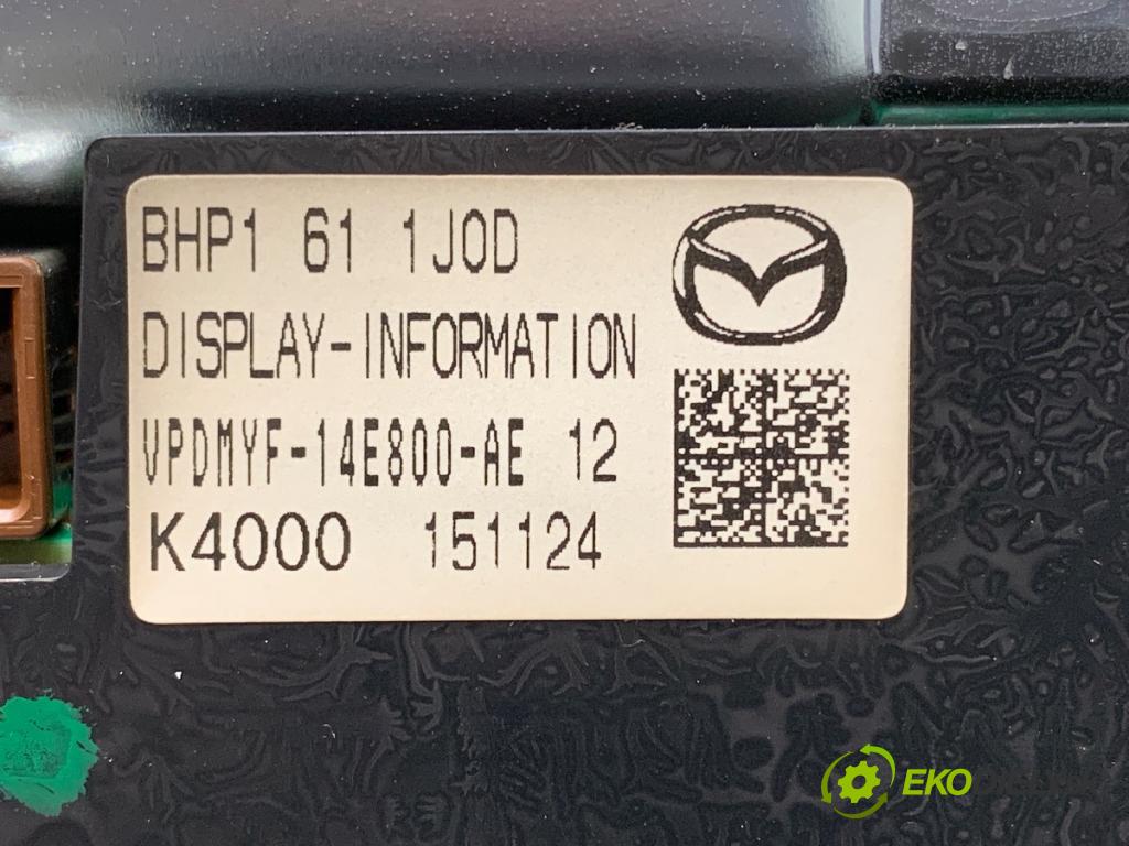 MAZDA 3 BM liftback 2016 88 kW 2.0 1998 Dislpej BHP1611J0D (Prístrojová doska)
