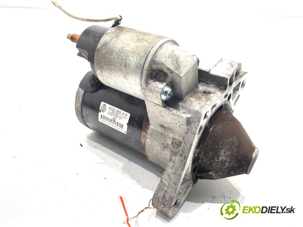 RENAULT SCENIC III nadwozie wielkoprzestrzenne (MPV) 2012 81 kW 1.6 16V (JZ0U, JZ1B) 1598 startér 8200665518 (Startér)