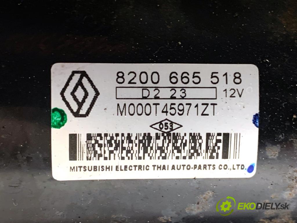 RENAULT SCENIC III nadwozie wielkoprzestrzenne (MPV) 2012 81 kW 1.6 16V (JZ0U, JZ1B) 1598 startér 8200665518 (Startér)