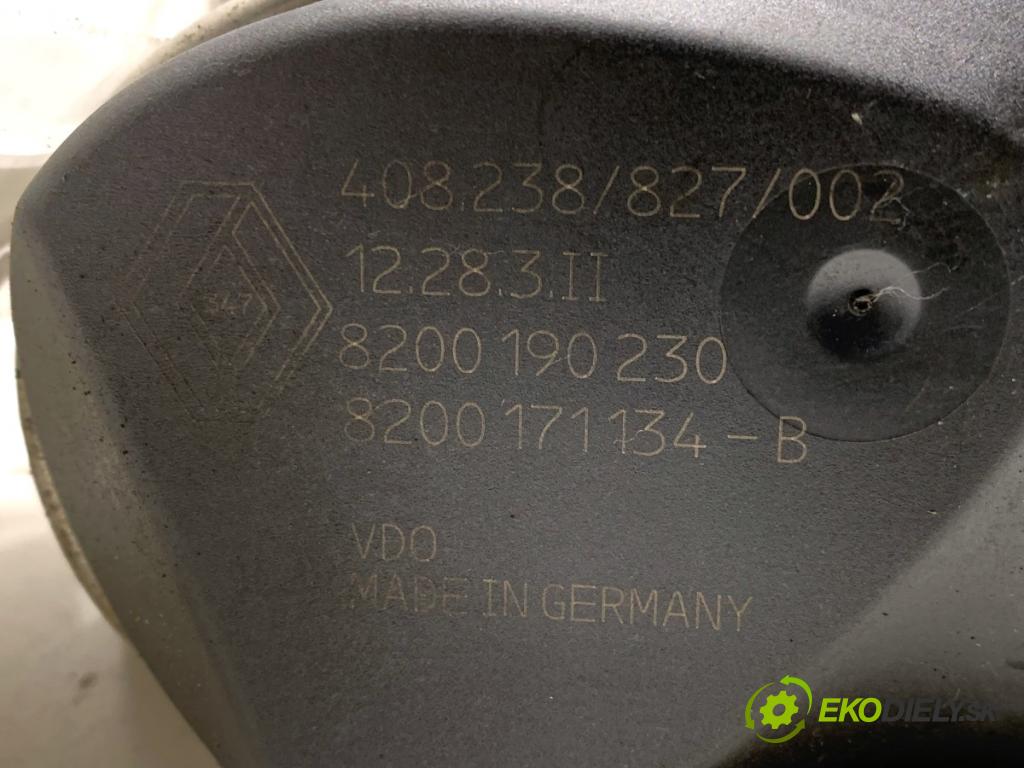 RENAULT SCENIC III nadwozie wielkoprzestrzenne (MPV) 2012 81 kW 1.6 16V (JZ0U, JZ1B) 1598 Škrtiaca klapka 8200190230 (Škrtiaca klapka)