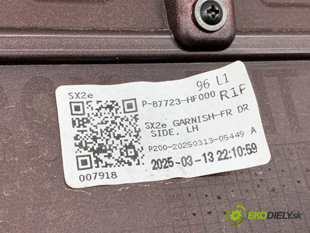 HYUNDAI KONA (SX2)  2025 150 kW EV   (n/d ccm / 150 kW / 204 KM) 0 Lišta Dvere ľavy predný 87723-HF000