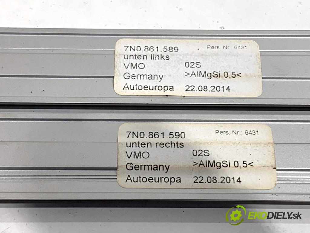 SEAT ALHAMBRA II nadwozie wielkoprzestrzenne (MPV) 2014 103 kW 2.0 TDI 1968 ŽELEZNICE: PRŮVODCI: kufra 7N0861589 7N0861608