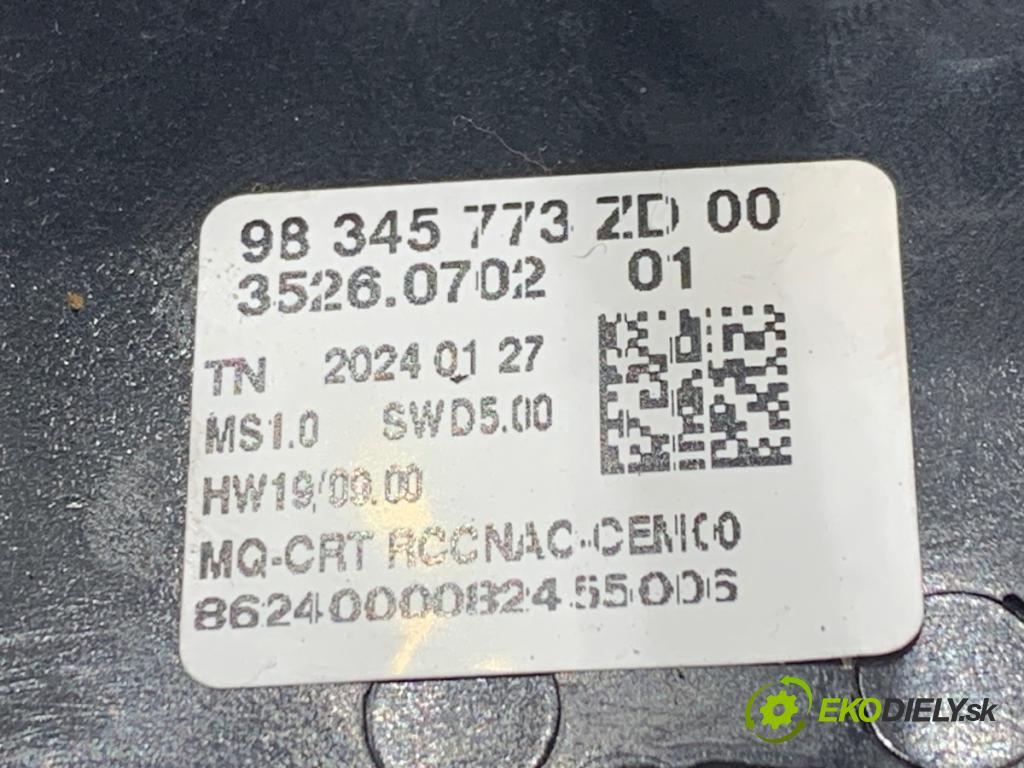 TOYOTA PROACE nadwozie wielkoprzestrzenne (MPV) 2024 96 kW 1.5 D-4D 130 (BKYMA) 1499 Dislpej 98345773ZD (Prístrojová doska)