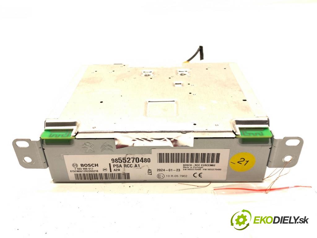 TOYOTA PROACE nadwozie wielkoprzestrzenne (MPV) 2024 96 kW 1.5 D-4D 130 (BKYMA) 1499 RADIO 9855270480 (Audio zariadenie)