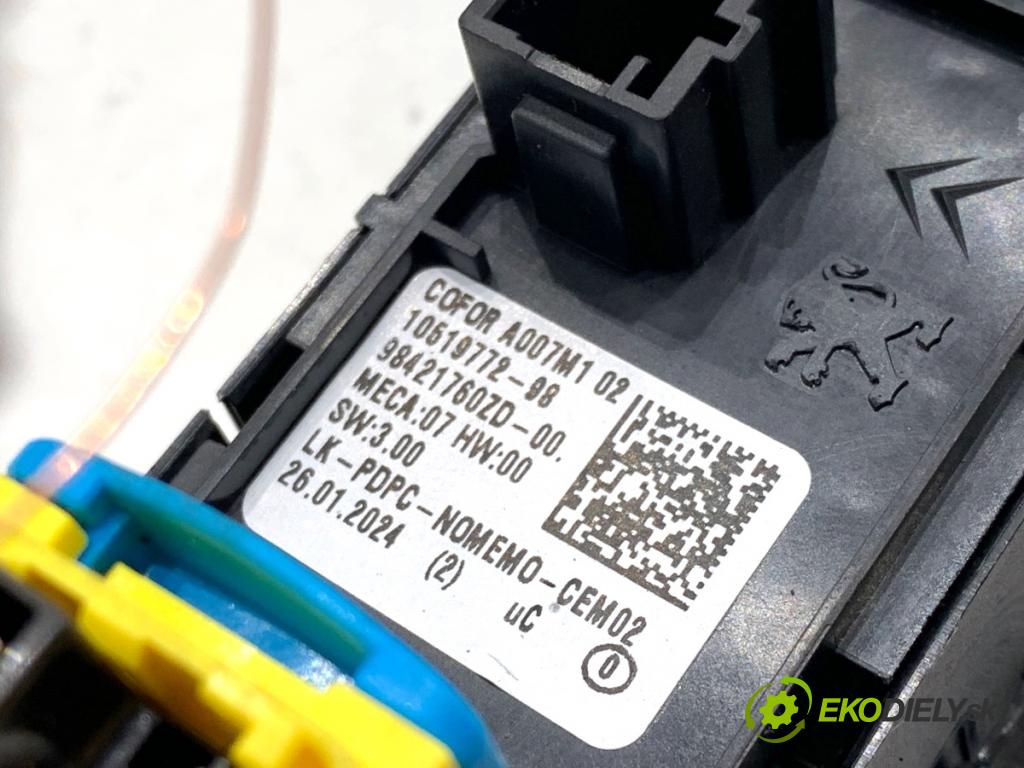 TOYOTA PROACE nadwozie wielkoprzestrzenne (MPV) 2024 96 kW 1.5 D-4D 130 (BKYMA) 1499 Prepínač okien 98421760ZD (Prepínacie páčky pod volantom)