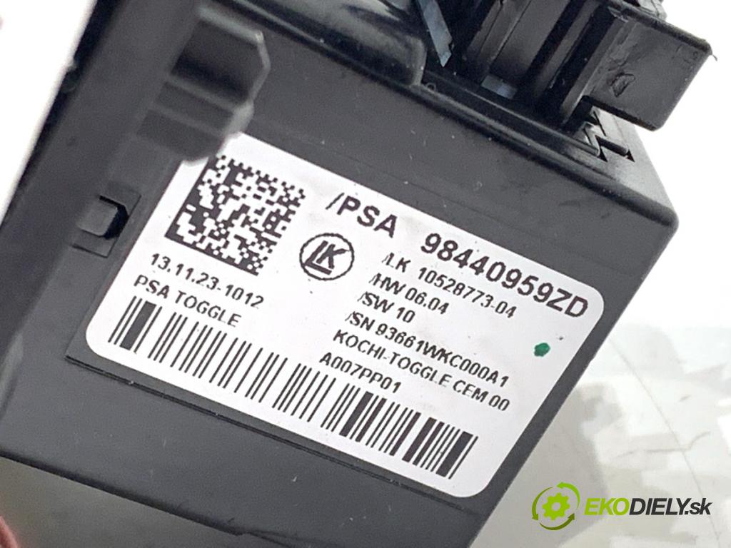 TOYOTA PROACE nadwozie wielkoprzestrzenne (MPV) 2024 96 kW 1.5 D-4D 130 (BKYMA) 1499 Kulisa 98440959ZD (Rýchlostná páka (kulisa))