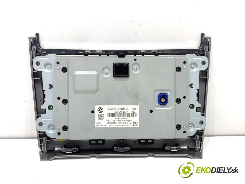 VW POLO V liftback 2017 66 kW 1.2 TSI 16V 1197 RADIO 6C0919603A (Audio zariadenie)