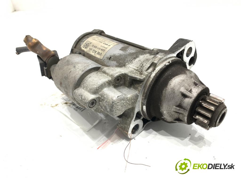 VW POLO V liftback 2017 66 kW 1.2 TSI 16V 1197 startér 02M911024Q (Startér)