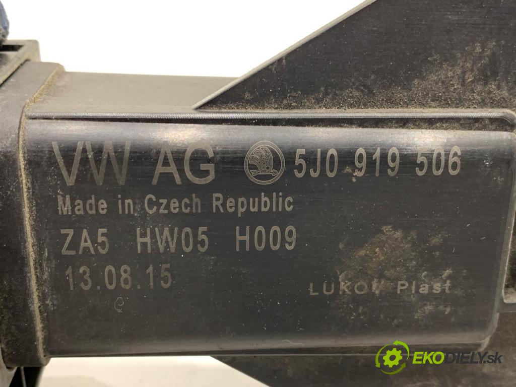 VW POLO V liftback 2017 66 kW 1.2 TSI 16V 1197 modul ventilátoru 5J0919506
