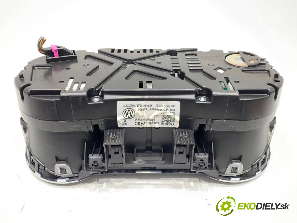 VW POLO V liftback 2017 66 kW 1.2 TSI 16V 1197 Prístrojovka 6C0920740C (Prístrojová doska)