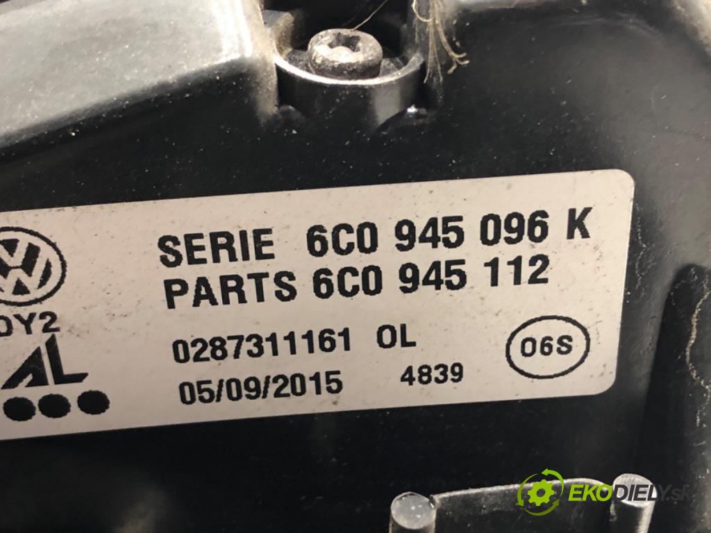 VW POLO V liftback 2017 66 kW 1.2 TSI 16V 1197 světlo pravý zadní část 6C0945096K