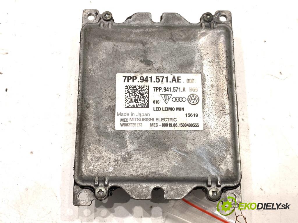VW POLO V liftback 2017 66 kW 1.2 TSI 16V 1197 Menič XENON 7PP941571AE (Riadiaca jednotka xenónu)