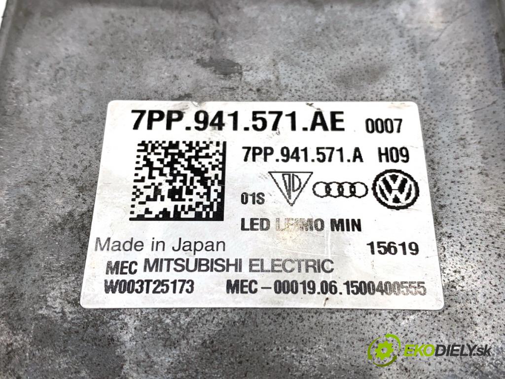 VW POLO V liftback 2017 66 kW 1.2 TSI 16V 1197 Menič XENON 7PP941571AE (Riadiaca jednotka xenónu)