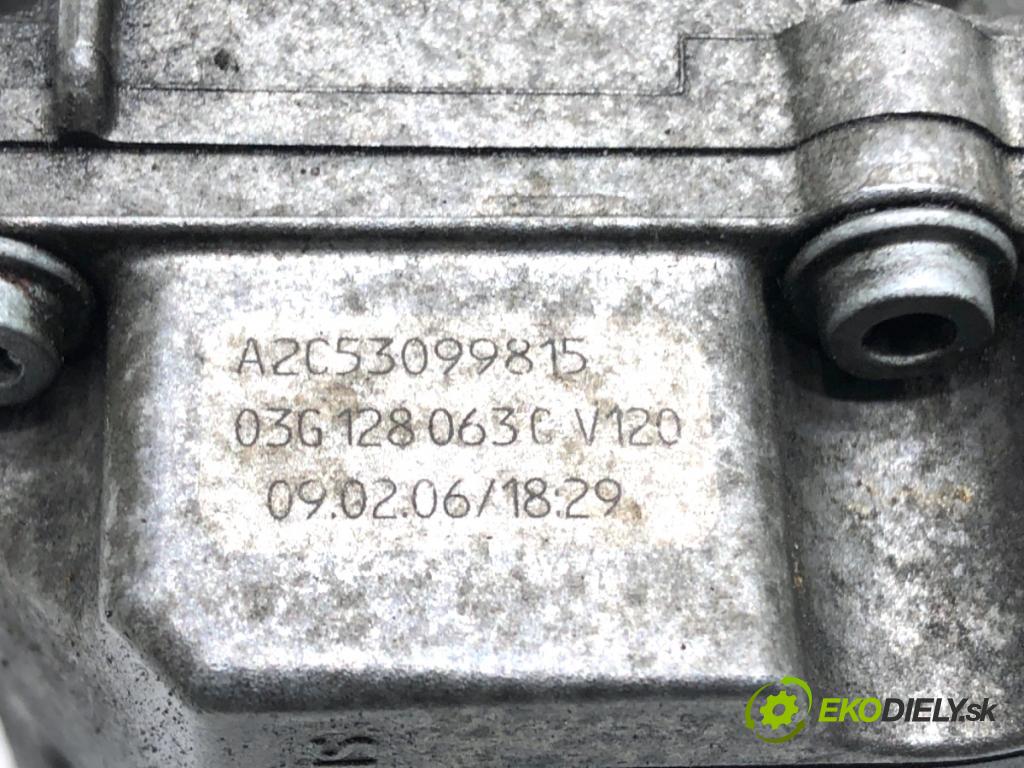 AUDI A6 C6 sedan 2006 103 kW 2.0 TDI 1968 Škrtiaca klapka 03G128065C (Škrtiaca klapka)