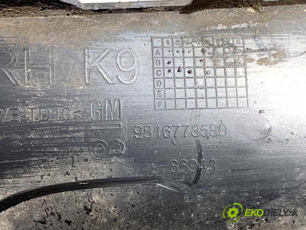 TOYOTA PROACE nadwozie wielkoprzestrzenne (MPV) 2024 96 kW 1.5 D-4D 130 (BKYMA) 1499 mří halogenu mlhovky pravá 9816778580