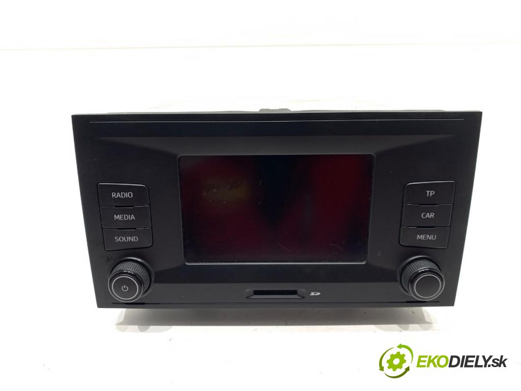 SEAT TOLEDO IV liftback 2016 66 kW 1.2 TSI 1197 RADIO 5F0035885B (Audio zariadenie)