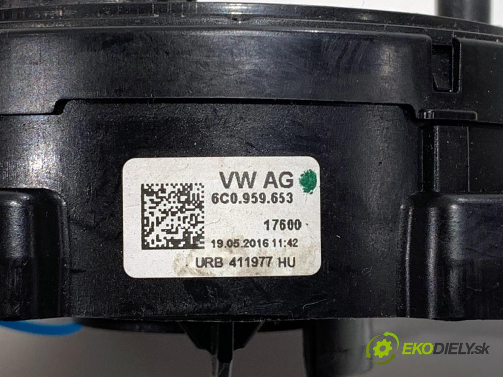 SEAT TOLEDO IV liftback 2016 66 kW 1.2 TSI 1197 Krúžok, slimák airbag 6C0959653 (Airbag)