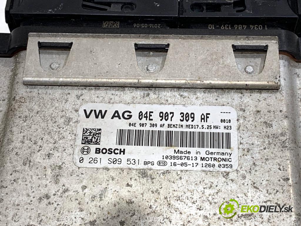 SEAT TOLEDO IV liftback 2016 66 kW 1.2 TSI 1197 riadiaca jednotka Motor 04E907309AF (Riadiaca jednotka)