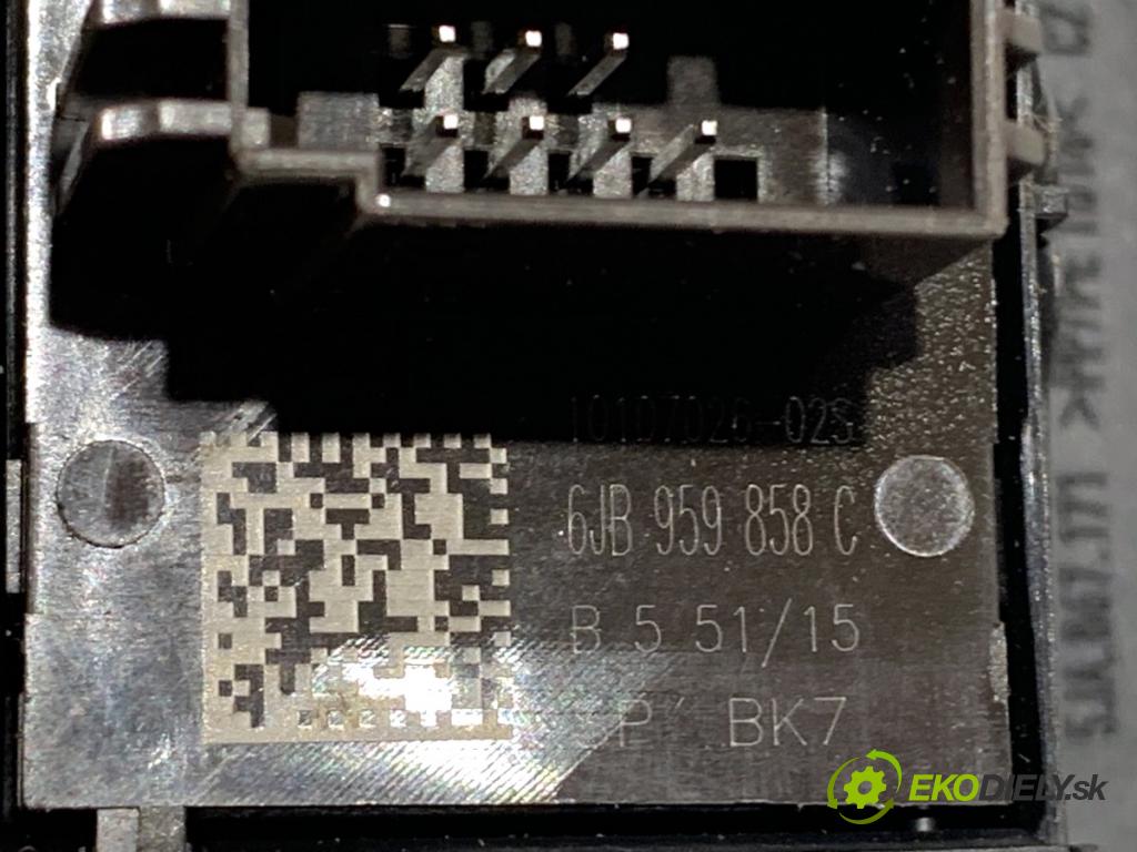 SEAT TOLEDO IV liftback 2016 66 kW 1.2 TSI 1197 Prepínač okien 5JA867171 (Prepínacie páčky pod volantom)