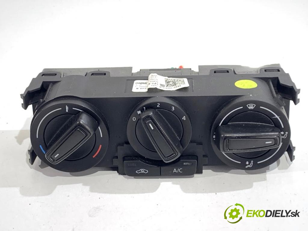 SEAT TOLEDO IV liftback 2016 66 kW 1.2 TSI 1197 Panel ovládania kúrenia 6P0820045B (Prepínacie páčky pod volantom)