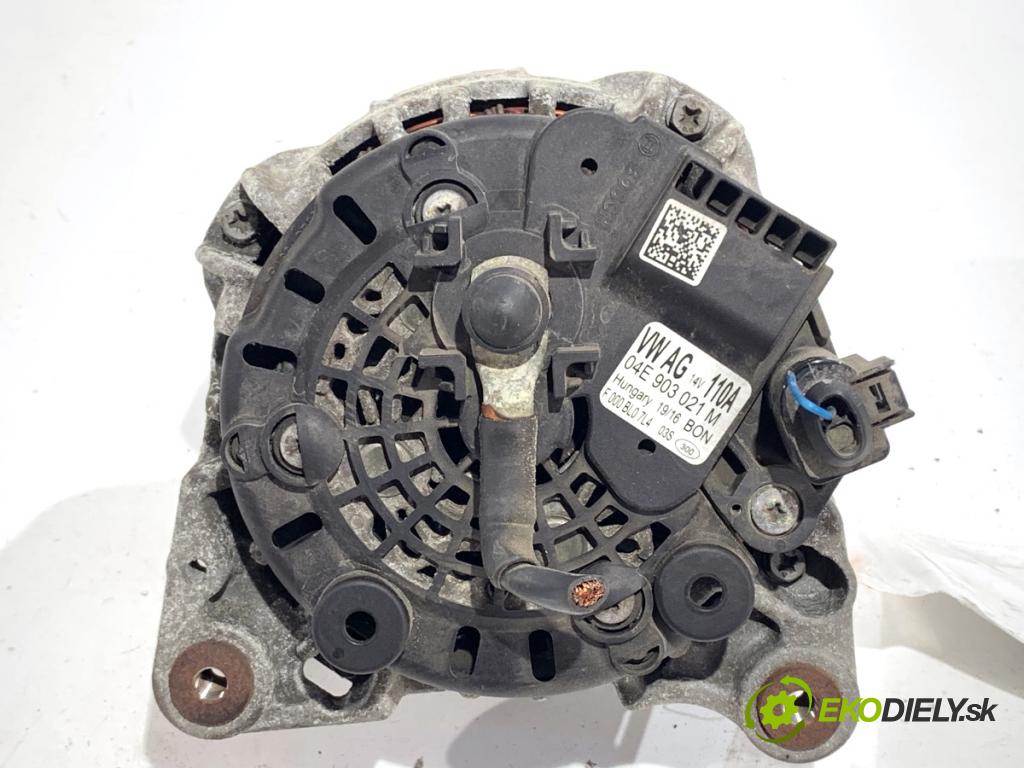 SEAT TOLEDO IV liftback 2016 66 kW 1.2 TSI 1197 Alternátor 04E903021M (Alternátor)