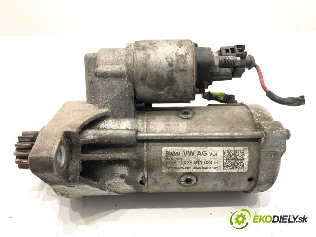 VW CC B7 coupe 2012 103 kW 2.0 TDI 1968 startér 02E911024H (Startér)