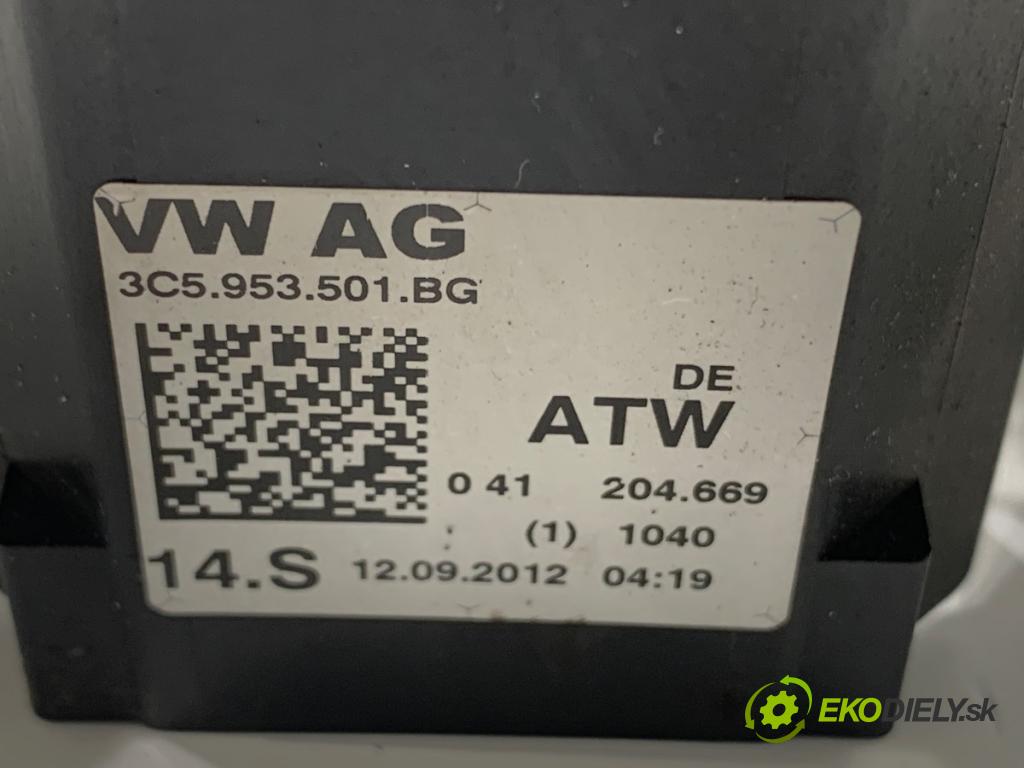 VW CC B7 coupe 2012 103 kW 2.0 TDI 1968 Prepínač kombinovaný 3C5953501BG (Prepínacie páčky pod volantom)