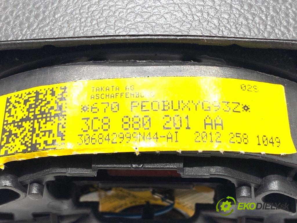 VW CC B7 coupe 2012 103 kW 2.0 TDI 1968 AirBag volantu 3C8880201AA (Airbag)