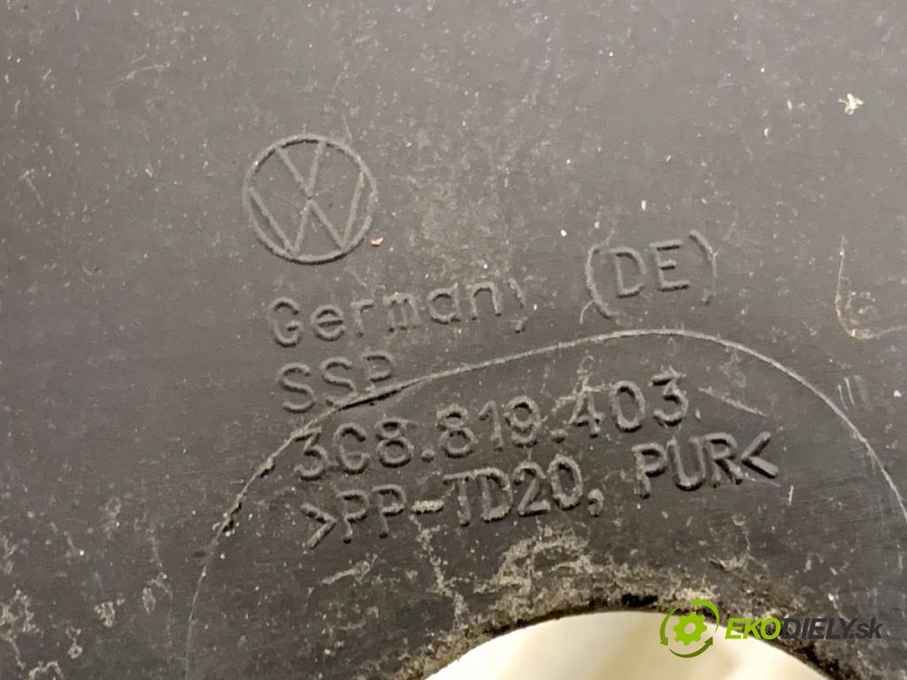 VW CC B7 coupe 2012 103 kW 2.0 TDI 1968 Torpédo, plast pod čelné okno 3C8819403 (Torpédo (plast pod čelným sklom))