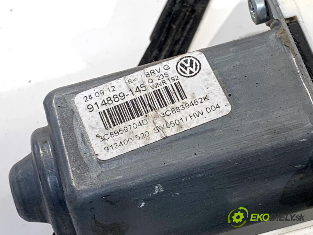 VW CC B7 coupe 2012 103 kW 2.0 TDI 1968 mechanismus okna pravý zadní část 3C8959704D