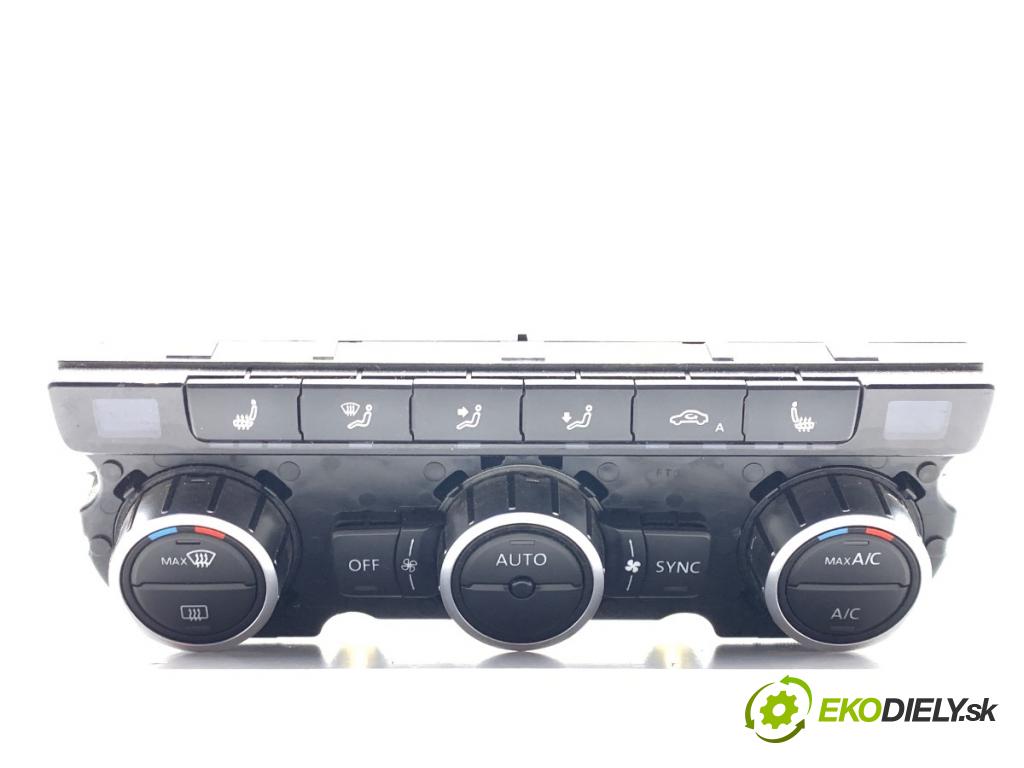 VW CC B7 coupe 2012 103 kW 2.0 TDI 1968 Panel ovládania kúrenia 3AA907044AG (Prepínacie páčky pod volantom)