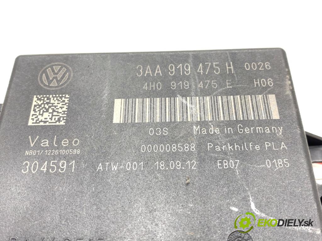 VW CC B7 coupe 2012 103 kW 2.0 TDI 1968 Modul PDC 3AA919475H (Riadiaca jednotka ostatné)