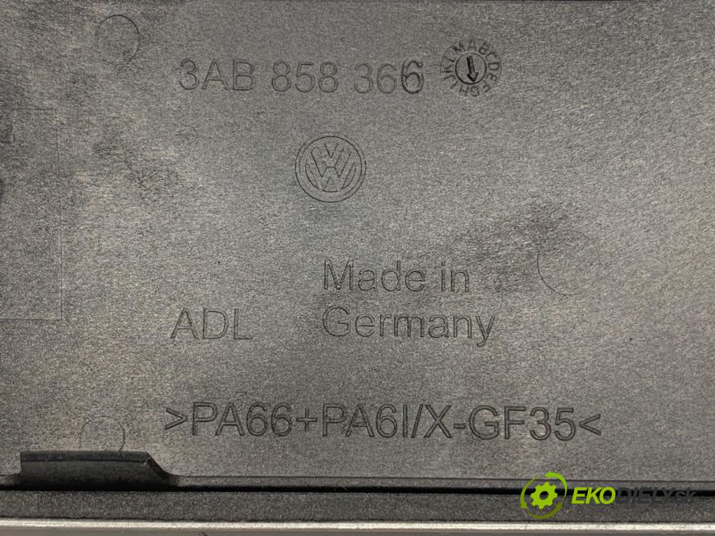 VW CC B7 coupe 2012 103 kW 2.0 TDI 1968 lišty kryt 3AB858366 (Lišta)
