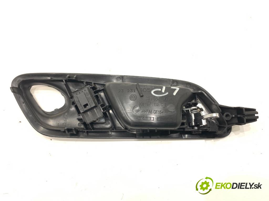 VW CC B7 coupe 2012 103 kW 2.0 TDI 1968 klika vnitřní levý přední část 3C8837113C