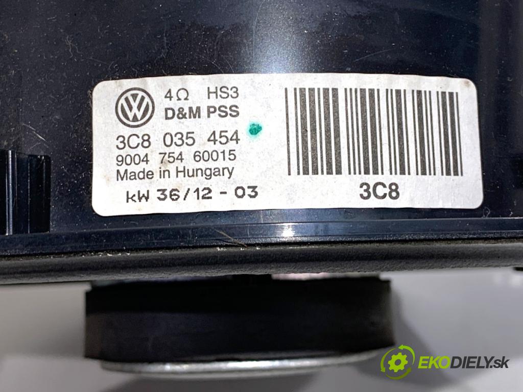 VW CC B7 coupe 2012 103 kW 2.0 TDI 1968 reproduktory 3C8035454