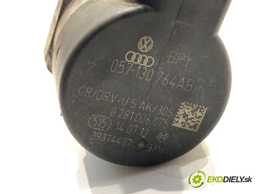 VW CC B7 coupe 2012 103 kW 2.0 TDI 1968 Regulátor tlaku paliva 057130764AB 0281006075 (Palivový systém ostatní)