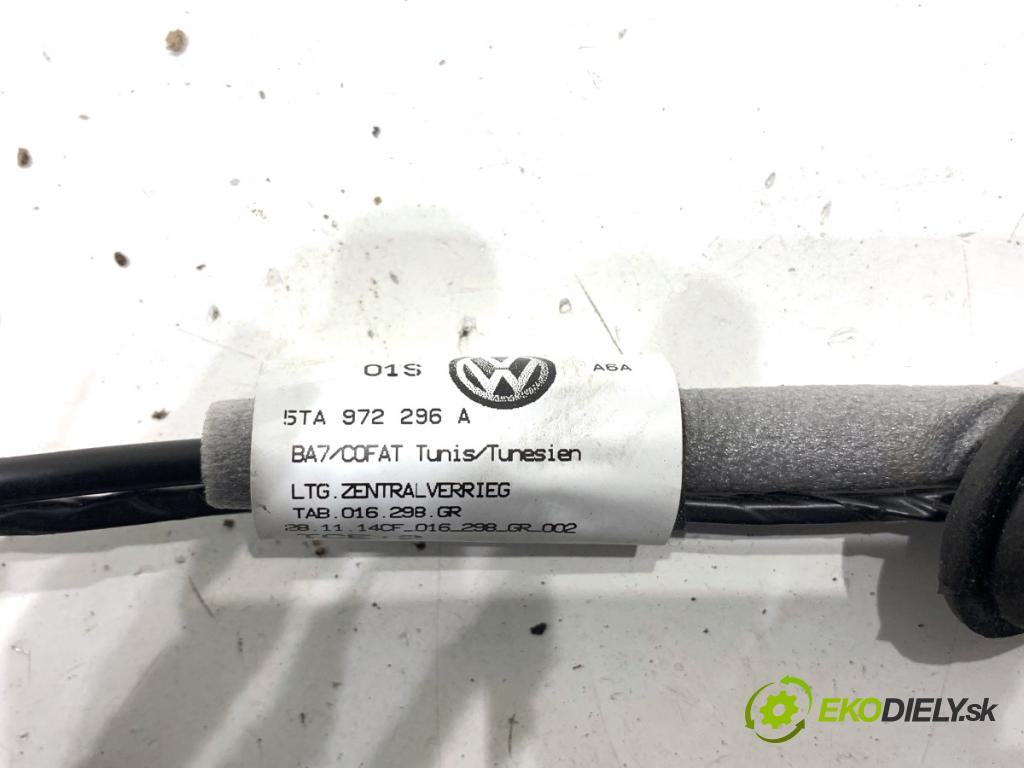 VW TOURAN nadwozie wielkoprzestrzenne (MPV) 2017 132 kW 1.8 TSI 1798 zámok Dvere pravy predný 5TB837016