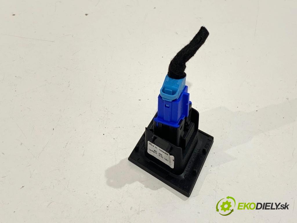 VW TOURAN nadwozie wielkoprzestrzenne (MPV) 2017 132 kW 1.8 TSI 1798 Spínač svetiel výstražných (núdzových) 5TB857368 (Prepínacie páčky pod volantom)