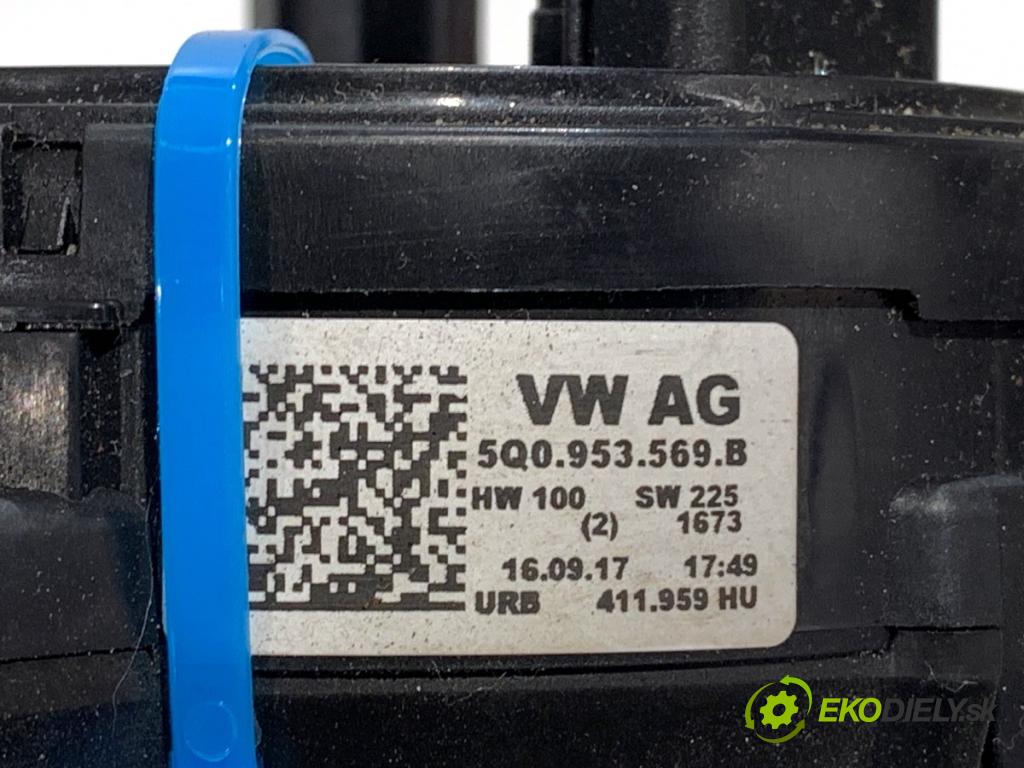 VW TOURAN nadwozie wielkoprzestrzenne (MPV) 2017 132 kW 1.8 TSI 1798 Krúžok, slimák airbag 5Q0953569B (Airbag)