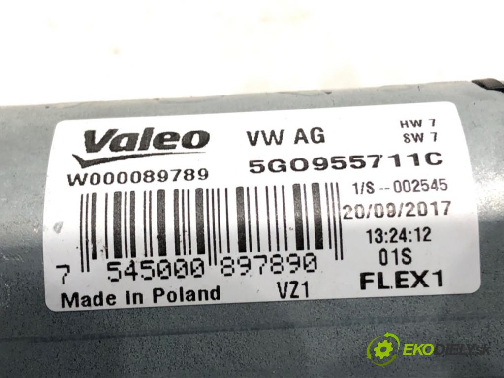 VW TOURAN nadwozie wielkoprzestrzenne (MPV) 2017 132 kW 1.8 TSI 1798 Motor stieračov zad 5G0955711C