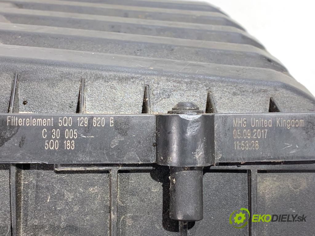 VW TOURAN nadwozie wielkoprzestrzenne (MPV) 2017 132 kW 1.8 TSI 1798 Obal filtra vzduchu 5Q0129607AC (Obal vzduchového filtra)