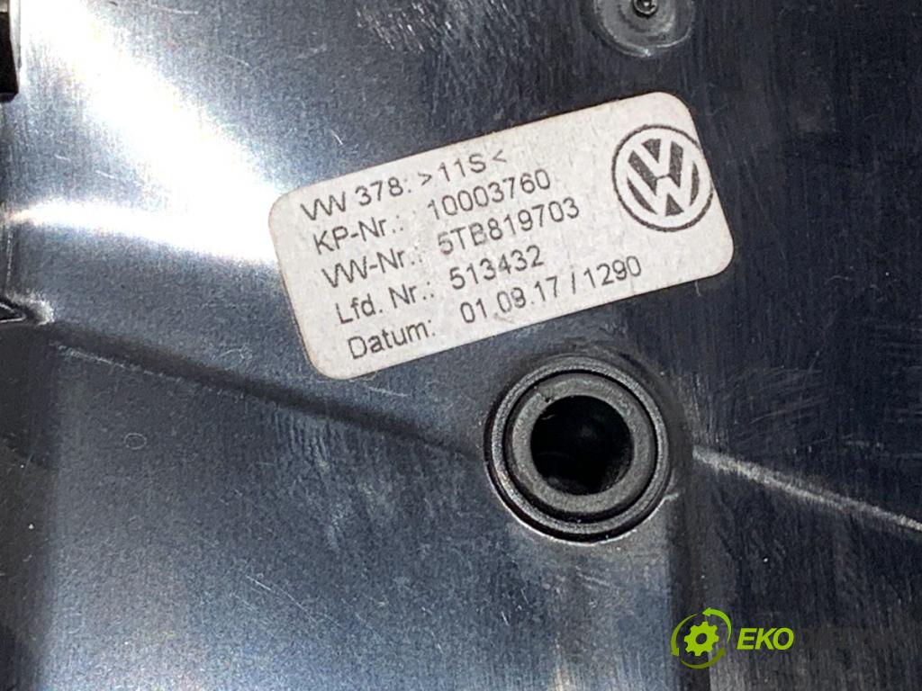 VW TOURAN nadwozie wielkoprzestrzenne (MPV) 2017 132 kW 1.8 TSI 1798 mří topení přední část mří přístrojovky 5TB819703