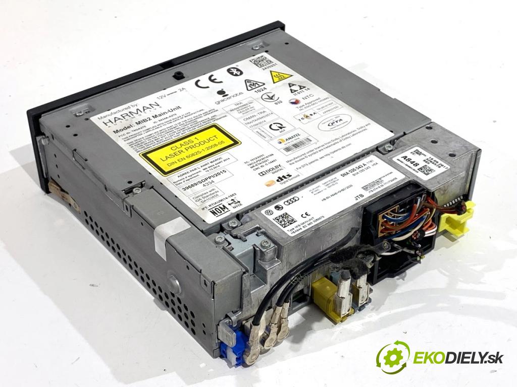 VW TOURAN nadwozie wielkoprzestrzenne (MPV) 2017 132 kW 1.8 TSI 1798 čítač navigácie 5NA035043A (Elektrosúčasti ostatné)