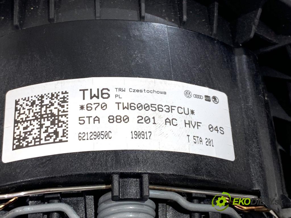 VW TOURAN nadwozie wielkoprzestrzenne (MPV) 2017 132 kW 1.8 TSI 1798 AirBag volantu 5TA880201AC (Airbag)