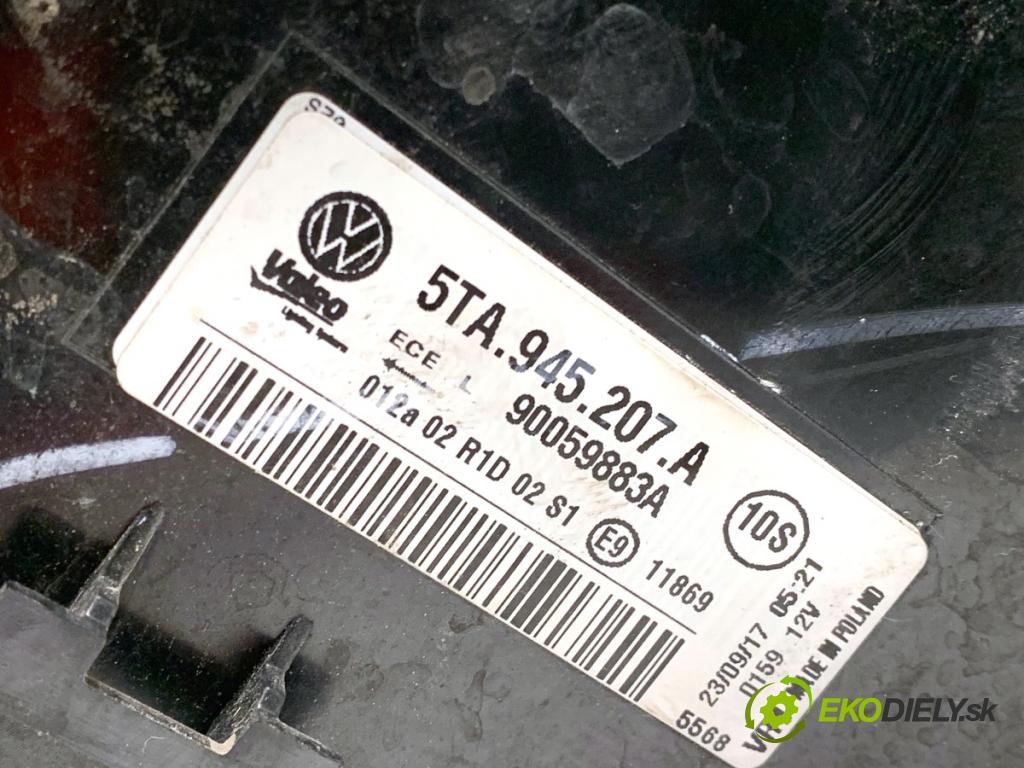 VW TOURAN nadwozie wielkoprzestrzenne (MPV) 2017 132 kW 1.8 TSI 1798 Svetlo ľavy zad 5TA945207A