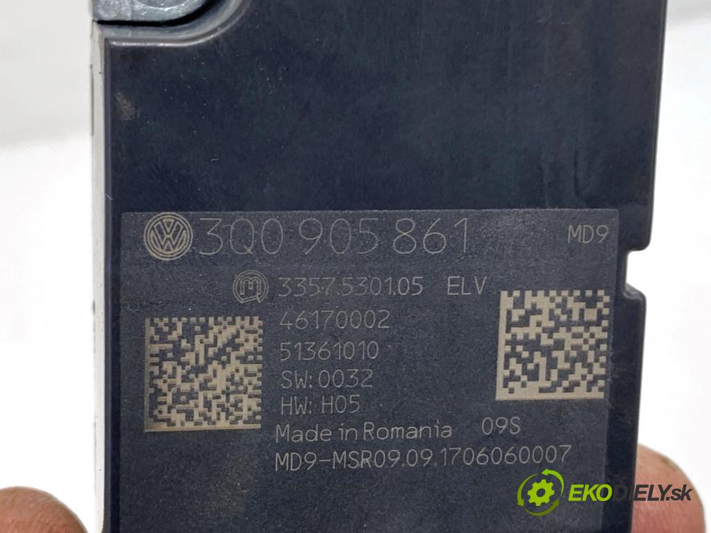 VW TOURAN nadwozie wielkoprzestrzenne (MPV) 2017 132 kW 1.8 TSI 1798 blokáda volantu 3Q0905861 (Riadenie ostatné)