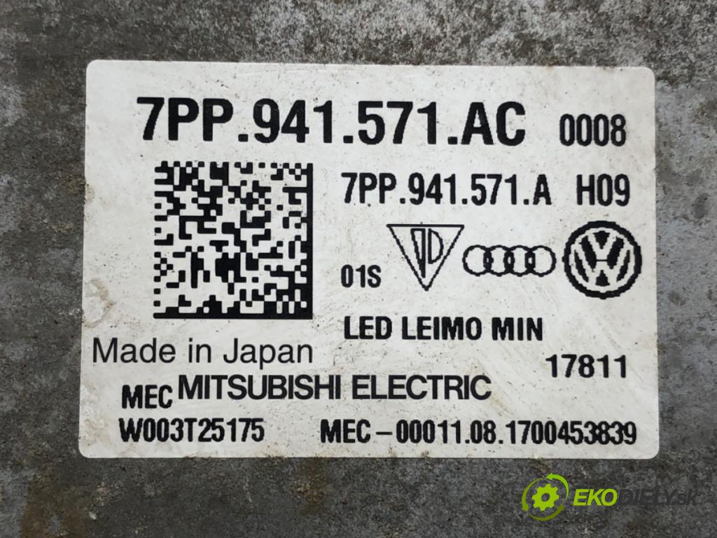 VW TOURAN nadwozie wielkoprzestrzenne (MPV) 2017 132 kW 1.8 TSI 1798 Menič LED 7PP941571AC