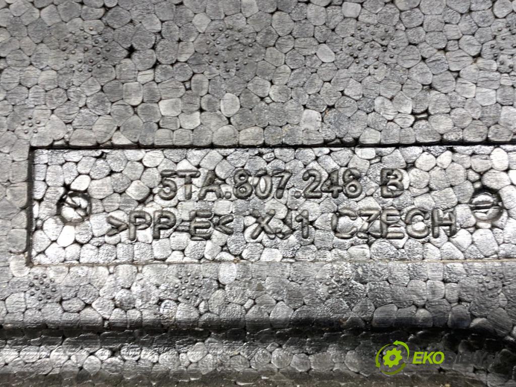 VW TOURAN nadwozie wielkoprzestrzenne (MPV) 2017 132 kW 1.8 TSI 1798 ABSORBER nárazníka predný 5TA807248B