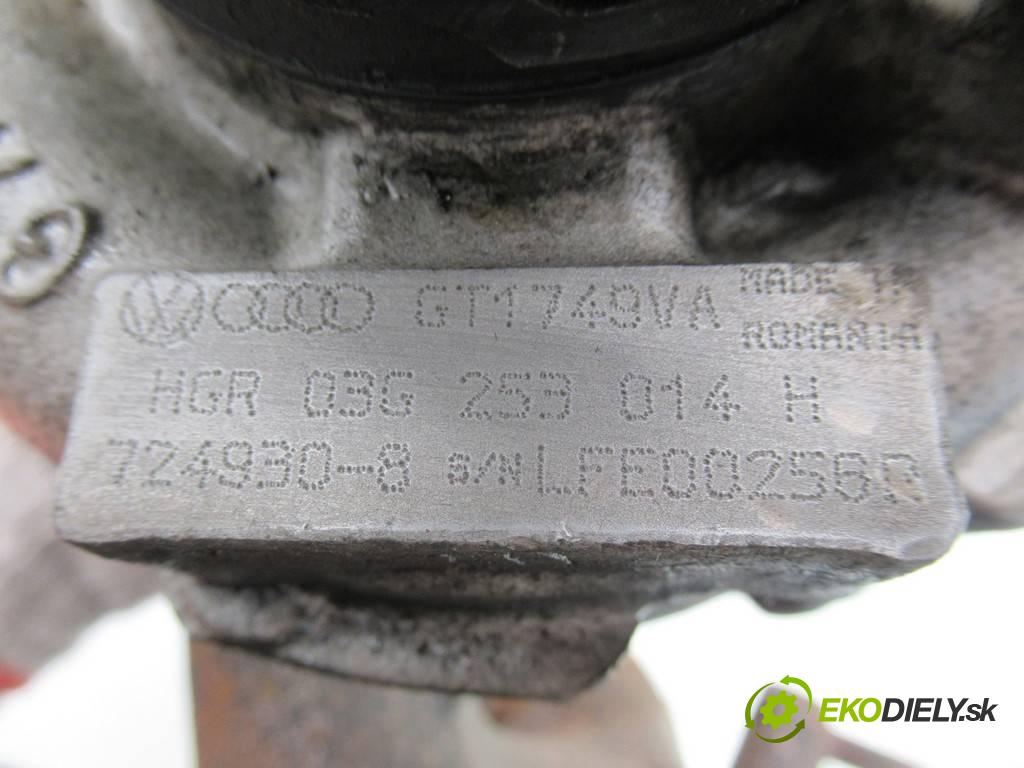 Volkswagen Passat B6  2006  SEDAN 4D 2.0TDI 140KM 05-10 2000 turbo 03G259014H (Turbodúchadla (kompletní))