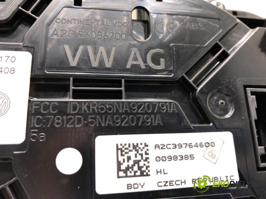 VW TIGUAN SUV 2017 110 kW 2.0 TDI 4motion 1968 prístrojovka 5NA920791A (Přístrojová deska)